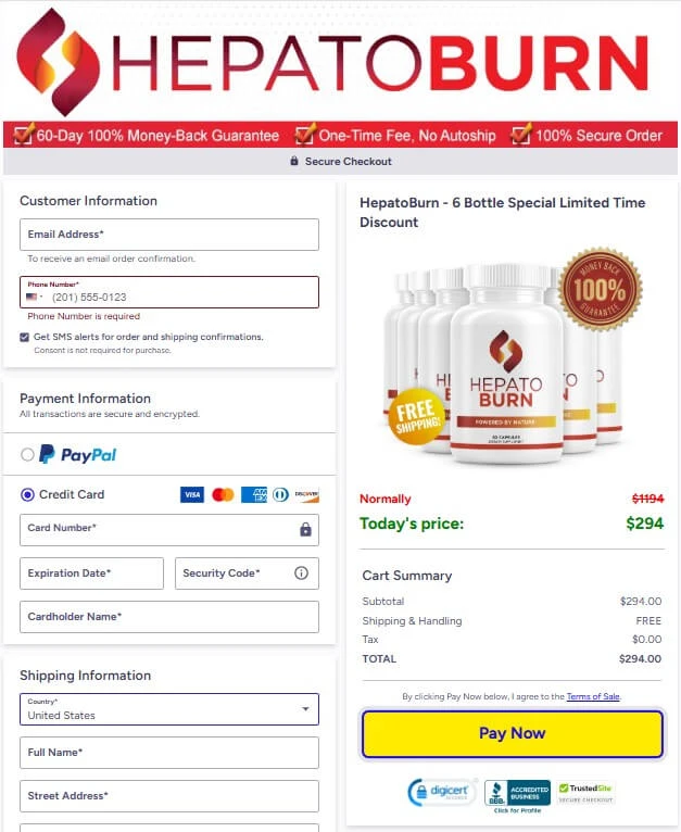 HepatoBurn discount